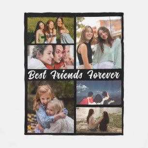 Moderne BEST FREUNDE FÜR Foto Collage Fleecedecke