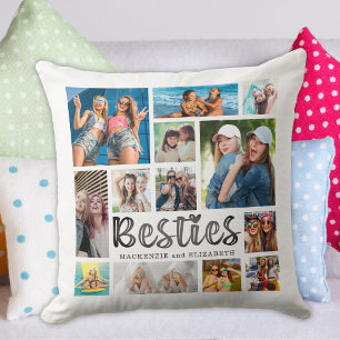 Moderne Best Friends BESTIES 13 FotoCollage Kissen