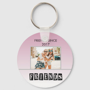 Moderne Best Friends Chic Quote individuell gestal Schlüsselanhänger