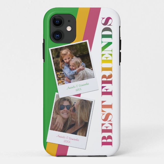 Moderne Best Friends | Fall Foto Case-Mate iPhone Hülle (Rückseite)