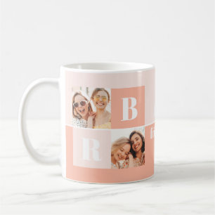 Moderne Best Friends Photo Café Mug