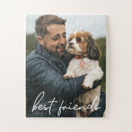 Moderne beste Freunde Dog Man