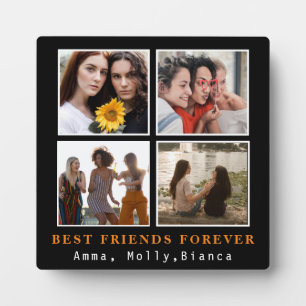 Moderne beste Freunde für immer FotoCollage   Best Fotoplatte