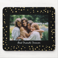 Moderne BESTE FREUNDIN Besties Foto Black Gold