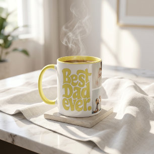Moderne beste Hund-Vater-Foto Tasse