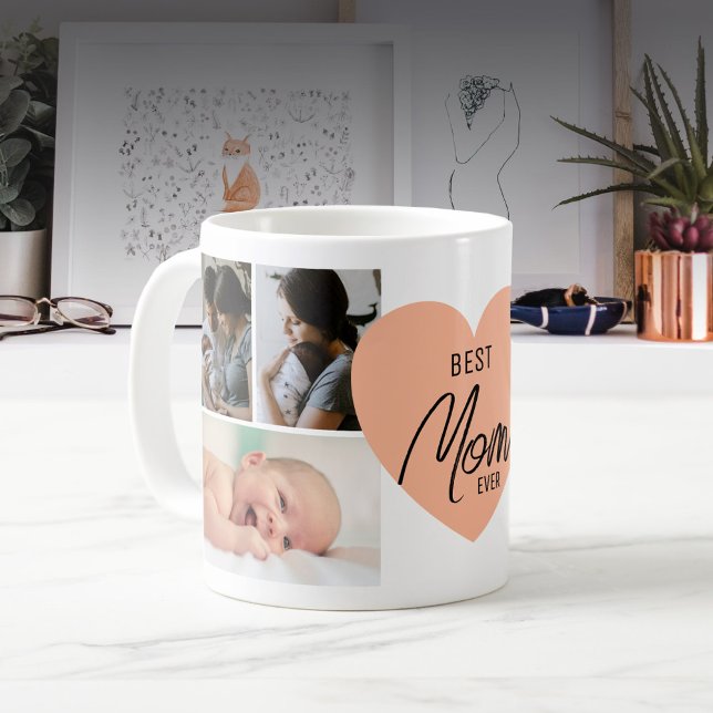 Moderne beste Mama je Foto Kaffeetasse (Von Creator hochgeladen)