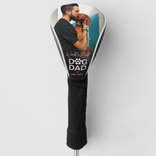 Moderne 'Bester Hund Papa der Welt' Foto Golf Headcover