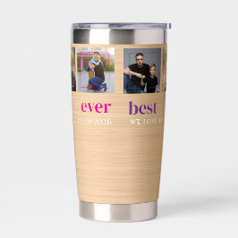 Moderne BESTER VATER ALLERZEITEN 3 Fotos Personali Thermobecher