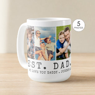 Moderne BESTER VATER ALLERZEITEN 5 Fotos Personali Kaffeetasse