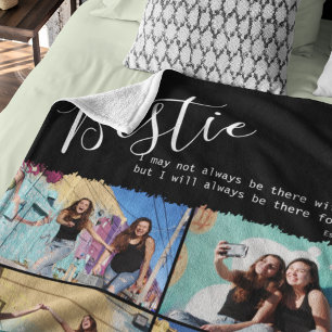 Moderne Bestie Quote Foto Collage Personalisierte Fleecedecke