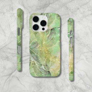 Moderne Billowy Green Agate Style coque iphone
