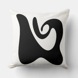 Moderne Bio Abstrakte Wellenform Kissen