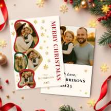Moderne Bio Bilderrahmen Frohe Weihnachtsfotokarte