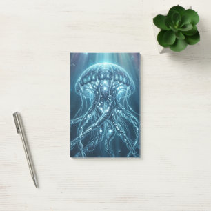 "Moderne biolumineszente Quallen Professionelle Ge Post-it Klebezettel