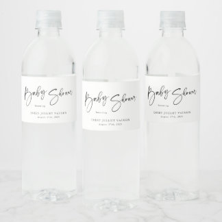 Moderne Black & White Baby Dusche