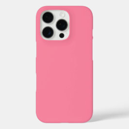 Moderne Blase rosa Schlicht Solid Color iPhone 16 Pro Hülle