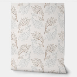 Moderne Blätter Tapete