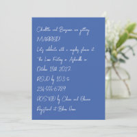 Moderne blaue, einzigartige Buchstaben trendy Paar