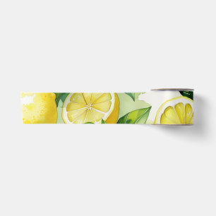 Moderne blaue Floral Schrift Brautparty mit Zitron Satinband