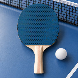 Moderne Blaue Geometrische Dreiecksmuster Tischtennis Schläger