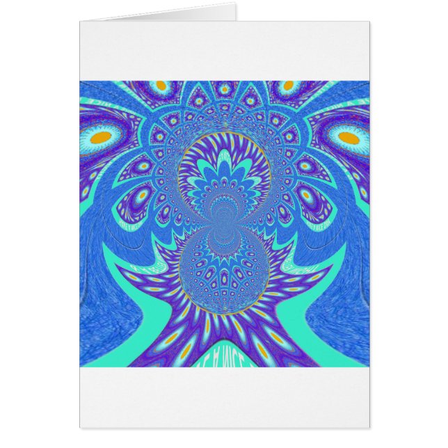 Moderne blaue Kunst (Vorne)