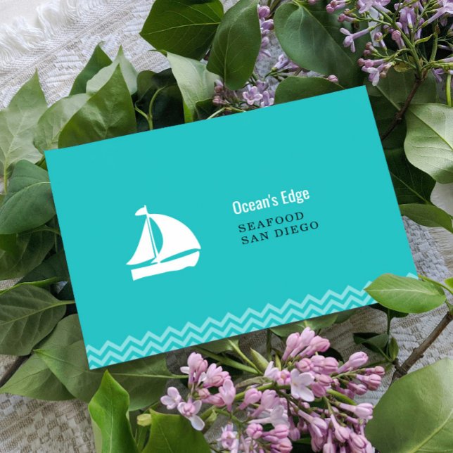 Moderne Blaue Ozeanwellen Maßgeschneiderte Vorlage (Von Creator hochgeladen)