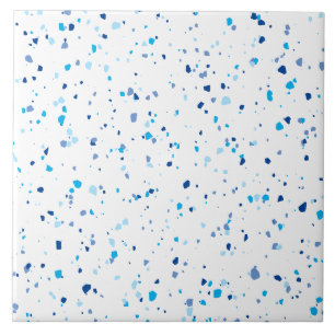 Moderne blaue Terrazzo-Muster-Keramikfliese Fliese
