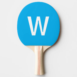 Moderne blaue und weiße personalisierte Ping-Pong- Tischtennis Schläger