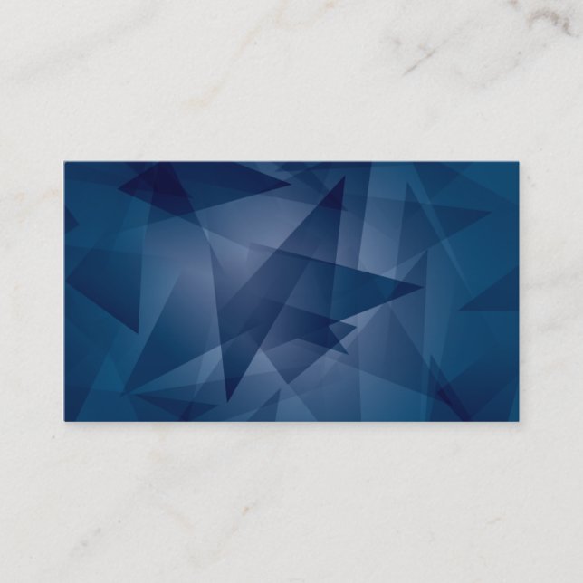 Moderne blaue Visitenkarte (Vorderseite)