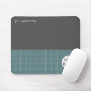 Moderne Blaupause Geometrisches Gitter-Mauspad MP0 Mousepad