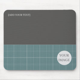 Moderne Blaupause Geometrisches Gitter-Mauspad MP0 Mousepad