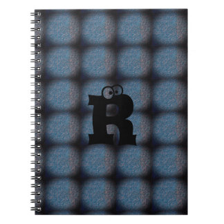 MODERNE BLEU Black CUTE Carnet photo spirale