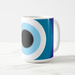 Moderne Blue Evil Eye Tasse