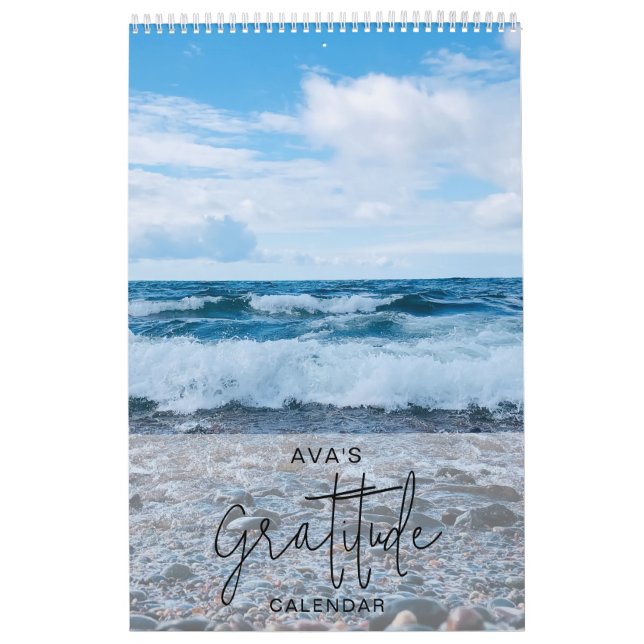 Moderne Blue Wave Photographie Calendrier de Grati (Protection)