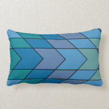 Moderne Blues und lila Zickzack Muster