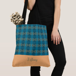 Moderne BlueTote-Beutel Tasche