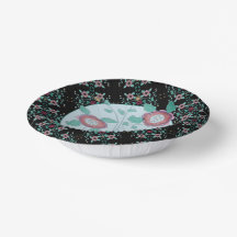 Moderne Blume Extravagante Papierschale