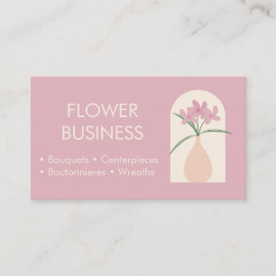 Moderne Blume Florist Business Card Visitenkarte