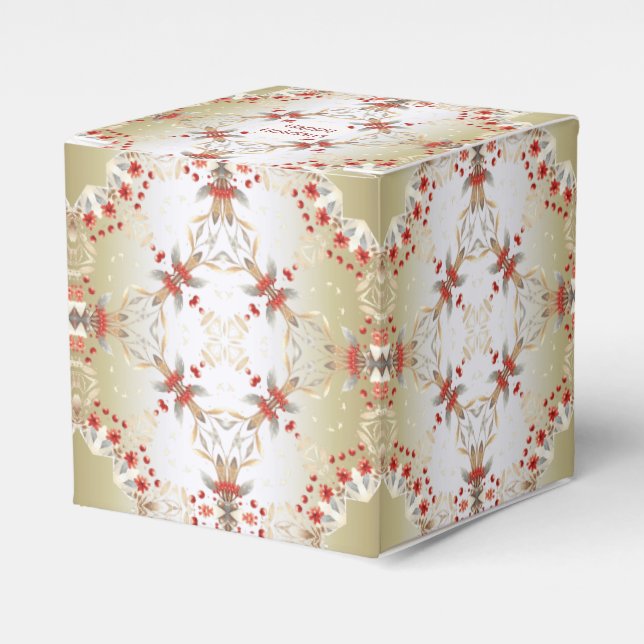 Moderne Blume Geschenkboxen Geschenkschachtel (Vorderseite)