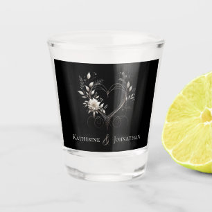 Moderne Blume-Hochzeitsgeld/Schuss-Tanz- Schnapsglas