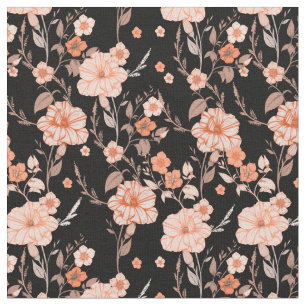 Moderne Blume in Aquarell Stoff