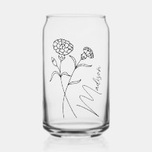 Moderne Blume Januar Bridesmaid Geschenke können