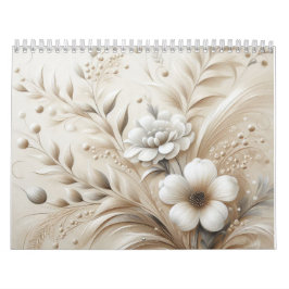 Moderne Blume Kalender