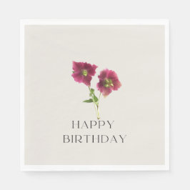 Moderne Blume Serviette