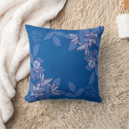 Moderne Blume und Blätter Ornamente Kissen