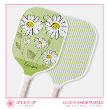 Moderne Blumen-Monogramm mit Gänseblümchen