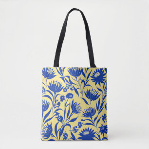 Moderne Blumenblume in Gelb Tasche