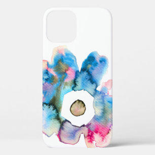 Moderne, blumenfarbene Aquarellfarben, handgezeich Case-Mate iPhone Hülle
