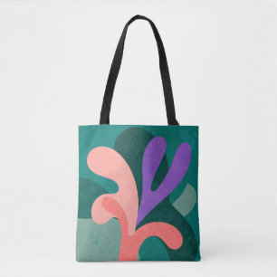 Moderne Blumenform-Tasche – Botanica in kräftigen Tasche
