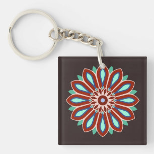 MODERNE BLUMENGESCHENKE VON MUTTER VATER SCHWESTER SCHLÜSSELANHÄNGER
